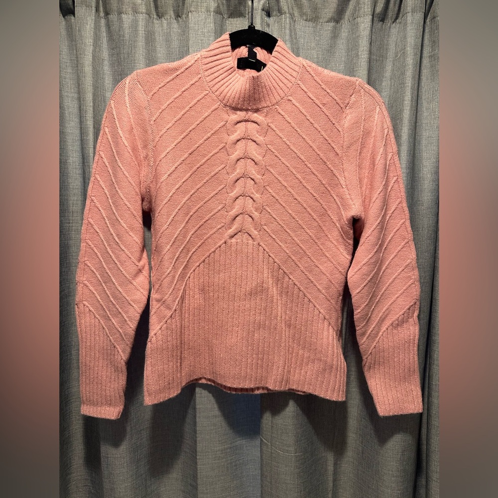 Jessica Simpson Pink Cable Knit Women's Sweater